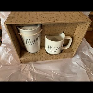 Rae Dunn Away and Home Cup Set